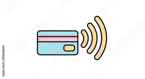 Contactless payment credit card technology.