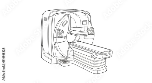 MRI Machine Medical Imaging Device.