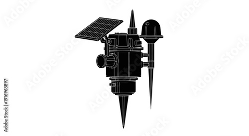 Solar Powered Security Camera Device.