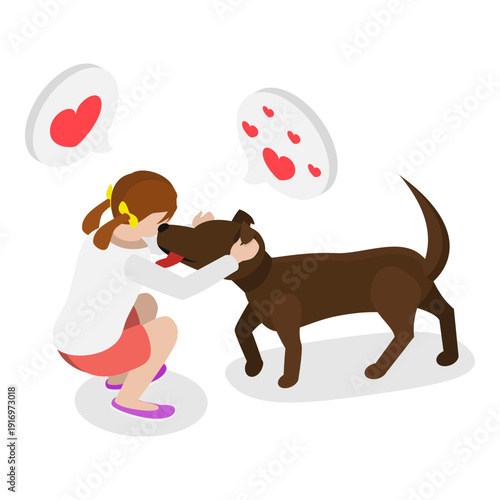 3D Isometric Flat Vector Illustration of Happy Family Moments, Portraying Love, Joy, And Togetherness In Human Relationships Concept.. Item 5