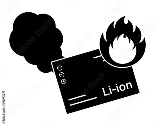 リチウムイオンバッテリーの発火