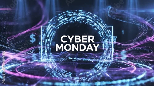 A futuristic digital representation of cyber security and data protection