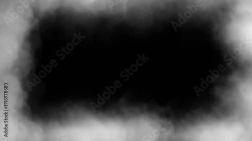 Seamless 4K Edge Vignette Mist – Cinematic Fog Frame Loop