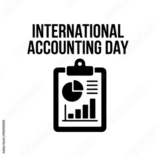 International Accounting Day celebrated with a clipboard