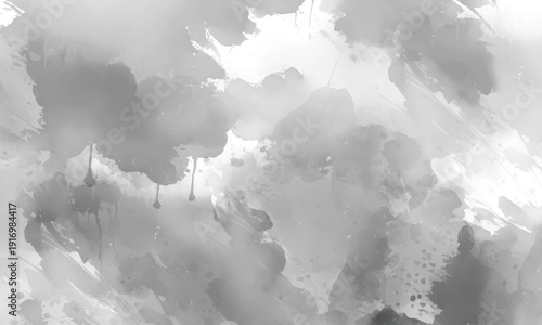 Mysterious Shadow Canvas with Soft Smoky Wash