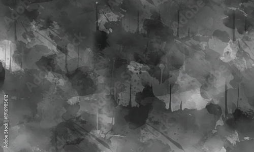 Ink Washed Canvas with Deep Shadow Atmosphere