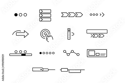 Icon mobile layout generation vector responsive image tap footer simple bar vertical