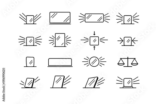Generation image focus silhouette vector coverage even light relation size logic icon