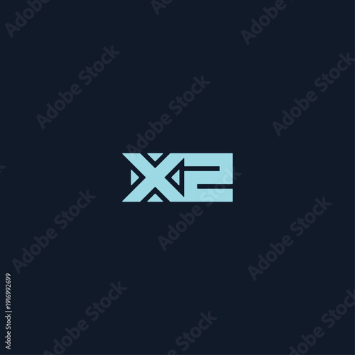 Free Download 2X logo icon flat vector design - GFXLoad
