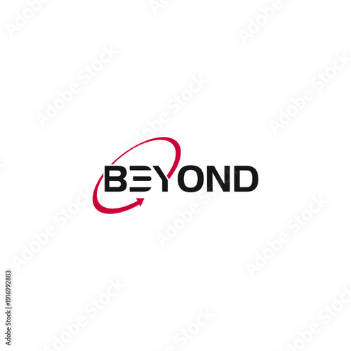 Bild auf Leinwand Beyond logo icon flat vector design