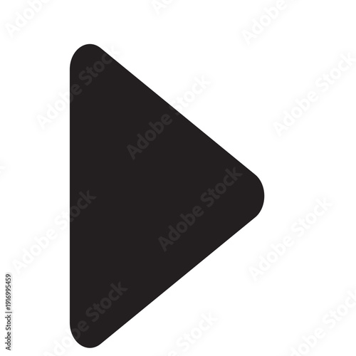 Free Download Play button vector Play Button Icons in Black Solid on Transparent Background play button, simple icon, vector illustration - GFXLoad