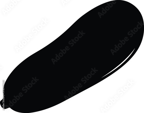 silhouette fresh organic cucumber vegetable ingredient healthy food icon vector design