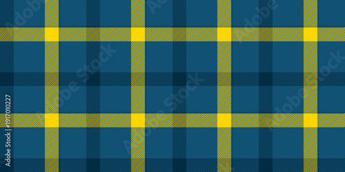 Sexual tartan vector seamless, madras check pattern background. Vintage textile fabric plaid texture in atlantic and dark colors.
