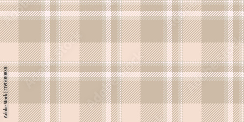 Customized vector textile fabric, jacket tartan background texture. Marketing check plaid seamless pattern in light and white colors.
