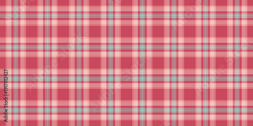 Style plaid pattern seamless, season check tartan texture. Fade fabric background vector textile in red and pastel colors.