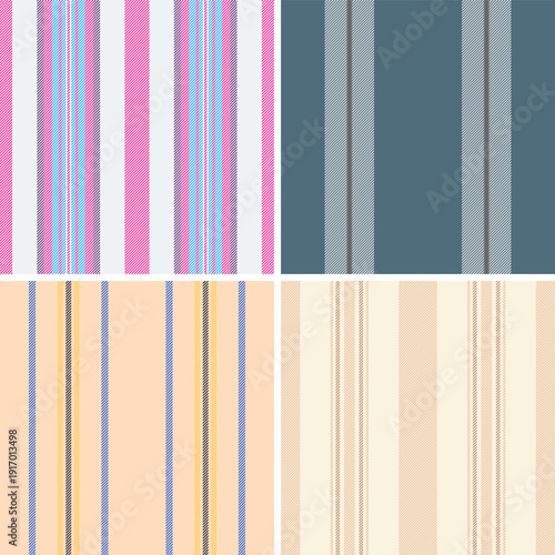 Striped pack tailored for small winter product lines. Ideal for scarves, sweaters, blankets, and seasonal collections. Vector format simplifies printing.