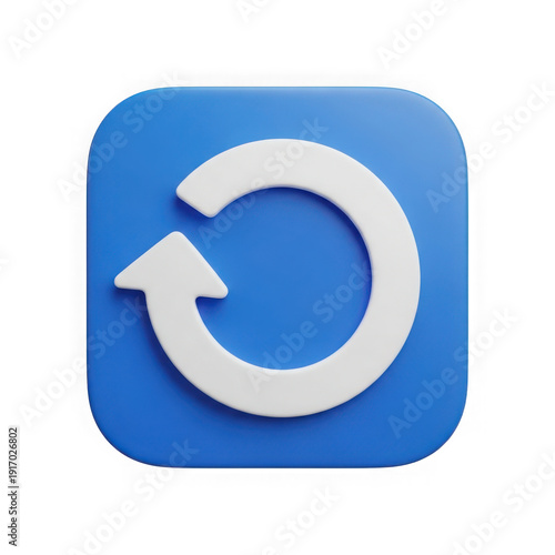 Modern blue refresh or reload circular arrow icon design transparent background Free Download Modern blue refresh or reload circular arrow icon design transparent background - GFXLoad