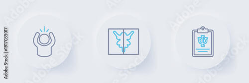 Set line Psychology, Psi, Rorschach test and Anger icon. Vector
