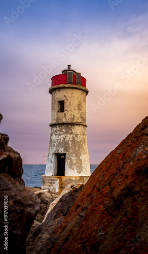 Capo Ferro lighthouse in Sardinia