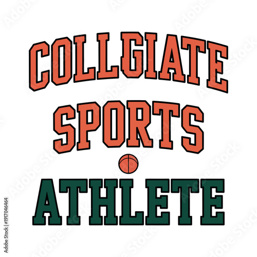 A logo for collegiate sports and athletic teams