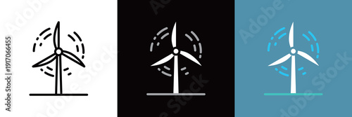 風力発電のアイコン