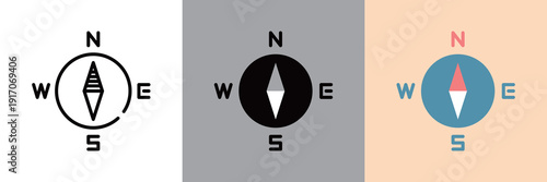 方位磁針のアイコン