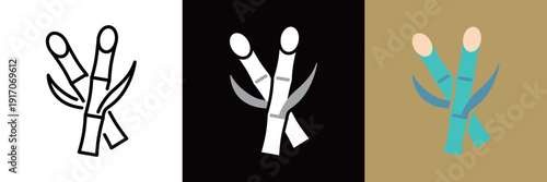 サトウキビのアイコン
