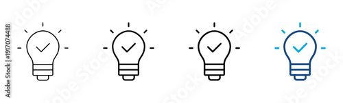 Fact Icon Different Style Outline Collection Set Vector Illustration