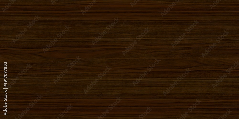 Obraz premium Dark Rich Brown Natural Walnut Wood Grain Horizontal Plank Texture Seamless Background