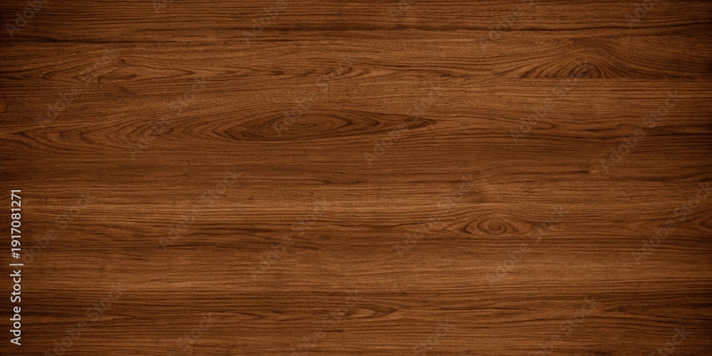 Obraz premium Dark Rich Brown Natural Walnut Wood Grain Horizontal Plank Flooring Texture Seamless Background