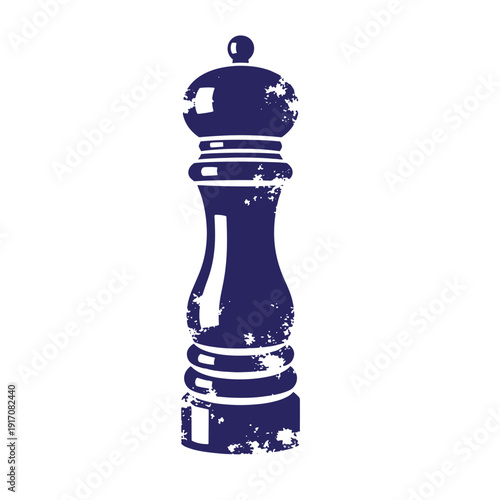 Grunge texture Vintage pepper mill grinder kitchen utensil for seasoning food  old kitchen tool Vintage Style