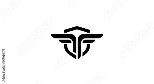 Geometric Abstract Logo Design Element.