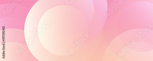 Minimalist banner background, pastel colorful, pink and yellow gradations