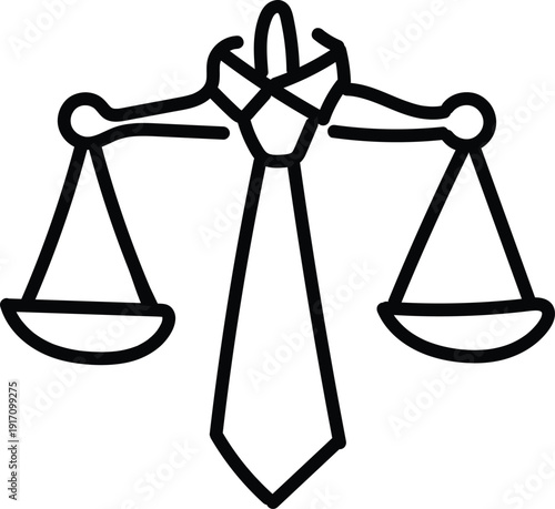 Illustrating the delicate balance of business ethics symbolizing corporate responsibility and professional integrity