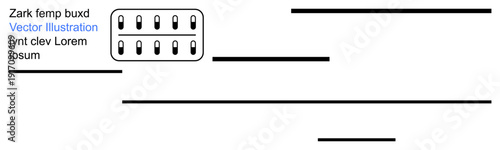 Digital layouts, publishing templates, data presentation, graphic design, business visuals, abstract compositions. Rectangular shape with vertical elements and lines. Publishing templates