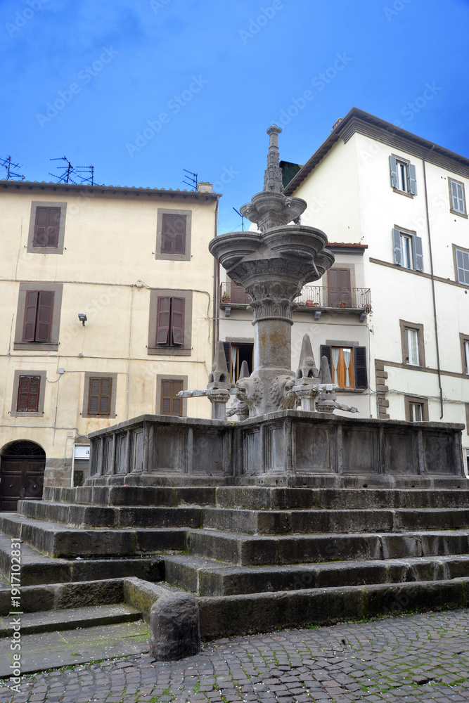 Fototapeta premium Fontana Grande - Viterbo