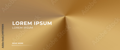 Gold radial gradient background with polished metallic shine, smooth circular light effect. Elegant luxury design with subtle foil texture, radiant glow for certificates, sophisticated digital layouts
