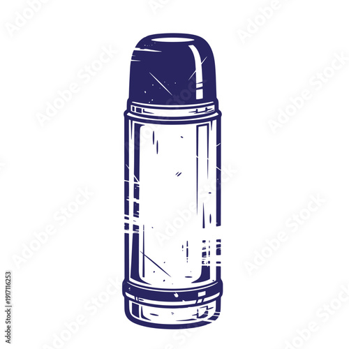 Grunge texture Vintagestyle illustration of a bullet on white background  old bullet Vintage Style