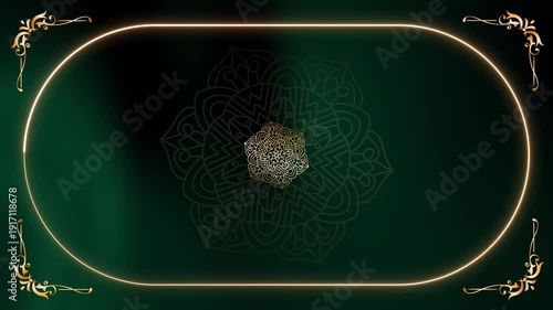 Minimal Animation Oasis luxury gold Exotic Ornament