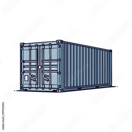 Modern Shipping Container for Logistics and Storage Solutions