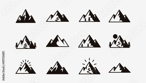 Nature Inspired Mountain Icon Pack