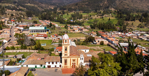 Iza, Boyaca - Colombia. April 12, 2024. The municipality is located in the Sugamuxi province, in the department of Boyaca.