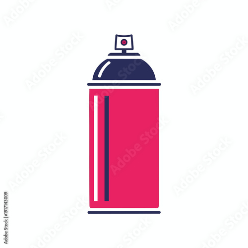 Modern Aerosol Spray Can for Personal Care or Painting Projects