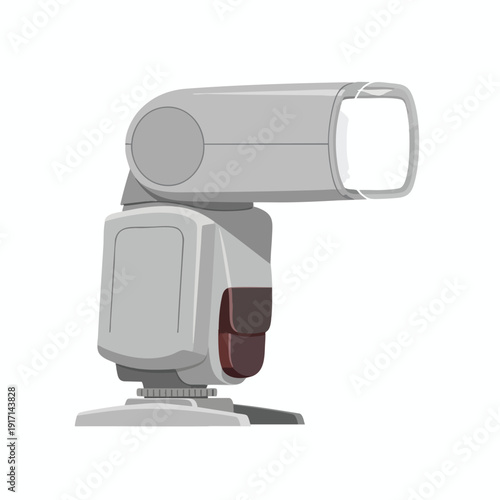 Modern Camera Flash Module for Photography Equipment and Studio Setup