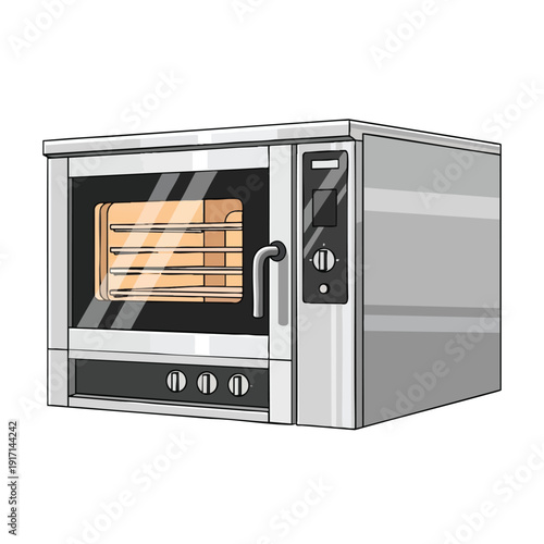 Modern Commercial Oven for Baking and Cooking in Professional Kitchens