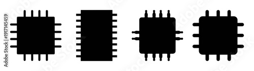 Download vector image of electronic components and circuit boards for engineering projects and design work