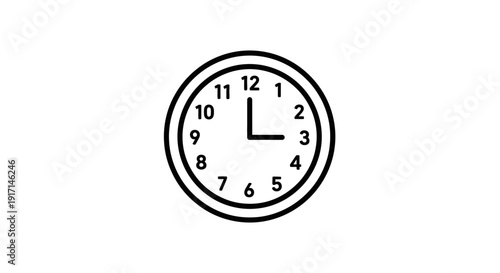 Clock icon vector