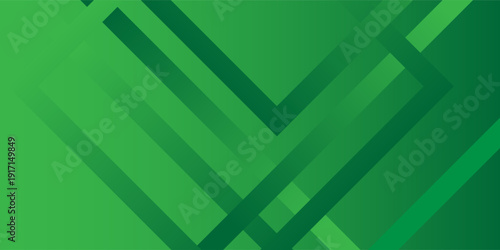 Green abstract background with geometric shapes gradient color for presentation design. Suit for business, corporate, institution, conference, party, festive, seminar, and talks.