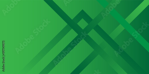 Green abstract background with geometric shapes gradient color for presentation design. Suit for business, corporate, institution, conference, party, festive, seminar, and talks.