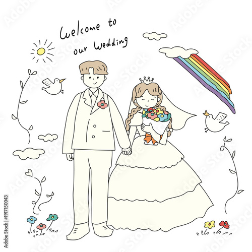 虹色ウェディング